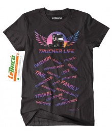 Tricou Trucker Life - Scania